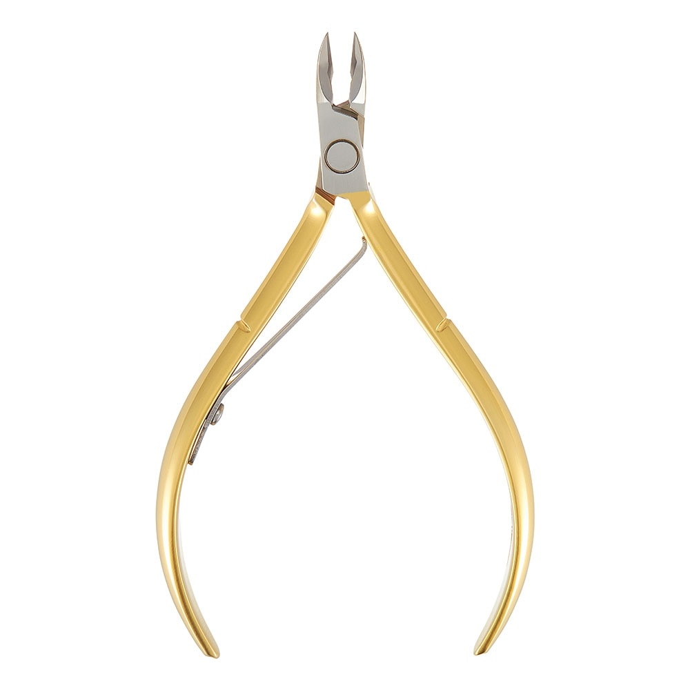 Combo (Gold-Plated Steel Specialized Skin Cutting Pliers D.555 + Sharp Tip Corner Remover)