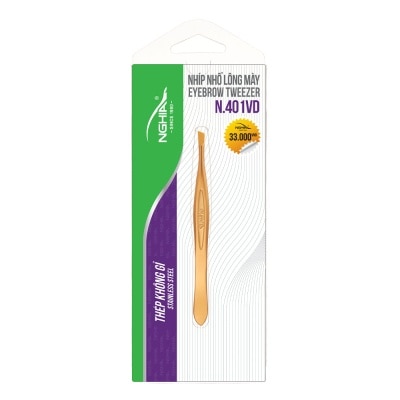 KỀM NGHĨA Kem Nghia Eyebrow Tweezers N.401 1pcs