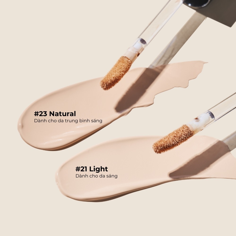 Kem Che Khuyết Điểm BOM Cover Flex Liquid Concealer 5.5g .#21 Light