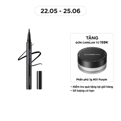 CARSLAN Bút Kẻ Mắt Nước Lâu Trôi Carslan Big Eyes Long Lasting Liquid Eyeliner 0.5g #01 Black