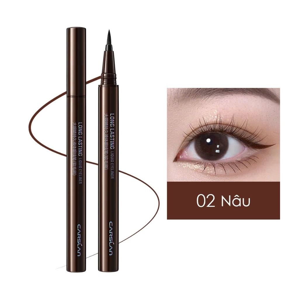 Carslan Big Eyes Long Lasting Liquid Eyeliner 0.5g .#02Brown