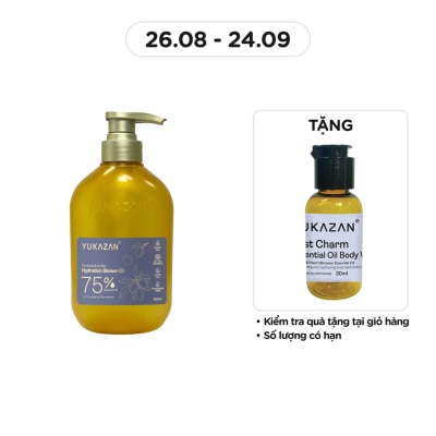 YUKAZAN Hydration Shower Oil 75% 500ml