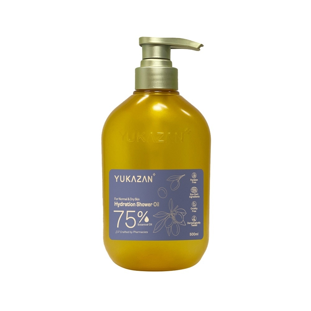 Dầu Tắm Yukazan Hydration Shower Oil 75% 500ml