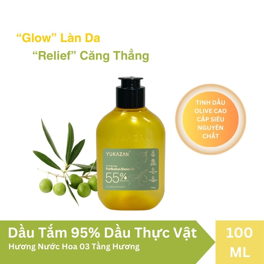 Dầu Tắm Yukazan Purification Shower Oil 55% 100ml