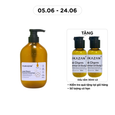 YUKAZAN - Just Charm Essential Oil Body Wash 500ml