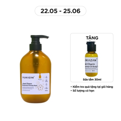 YUKAZAN Just Charm Essential Oil Body Wash 500ml