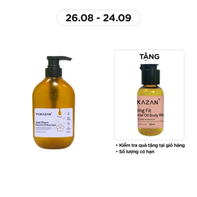 YUKAZAN Just Charm Essential Oil Body Wash 500ml