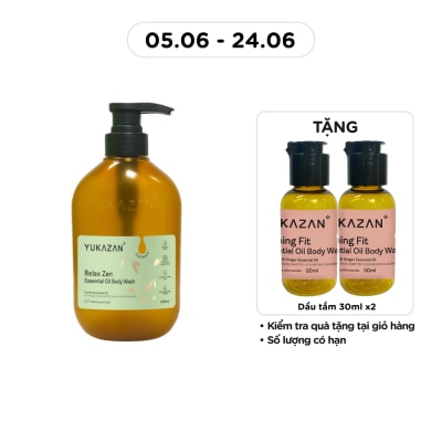 YUKAZAN - Relax Zen Essential Oil Body Wash 500ml