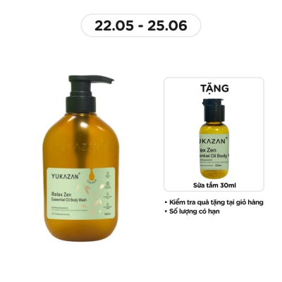 YUKAZAN Relax Zen Essential Oil Body Wash 500ml