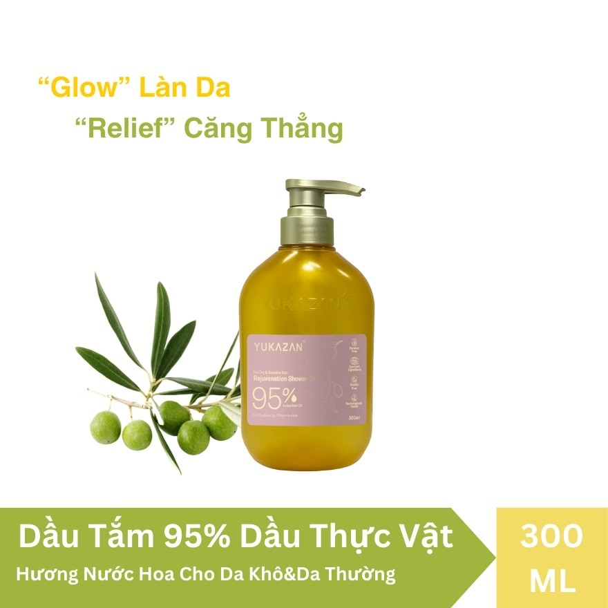 Dầu Tắm Yukazan Rejuvenation Shower Oil 95% 300ml