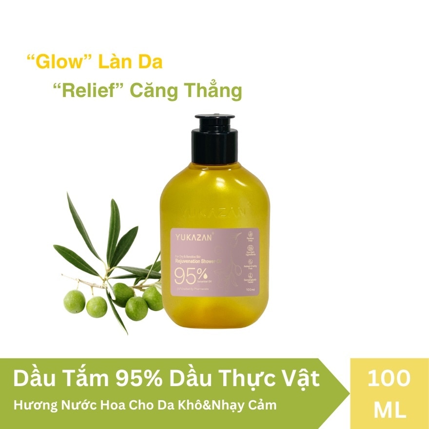 Dầu Tắm Yukazan Rejuvenation Shower Oil 95% 100ml