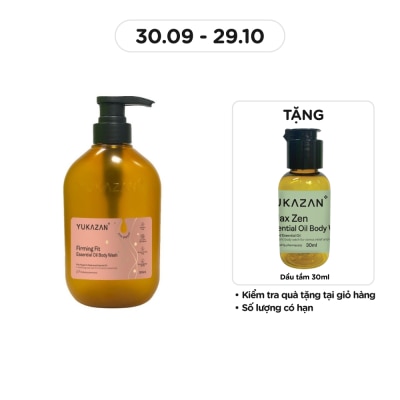 YUKAZAN Dầu Tắm Yukazan Firming Fit Essential Oil Body Wash 300ml