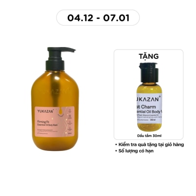 YUKAZAN Dầu Tắm Yukazan Firming Fit Essential Oil Body Wash 300ml