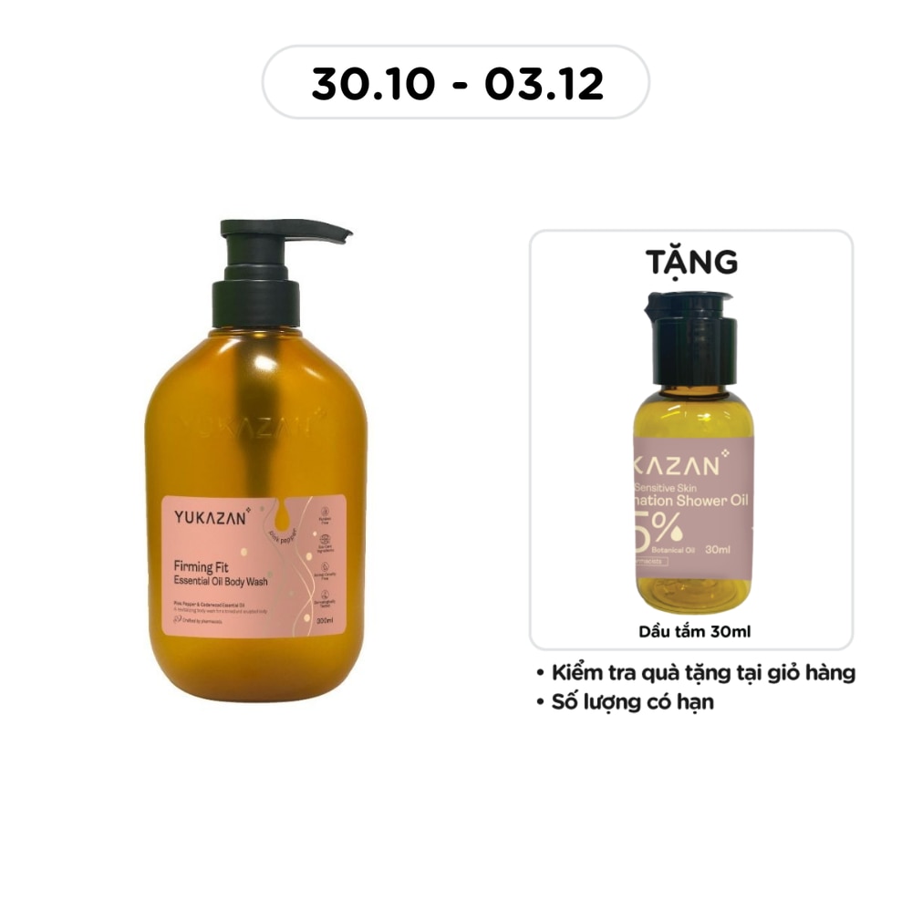 Dầu Tắm Yukazan Firming Fit Essential Oil Body Wash 300ml