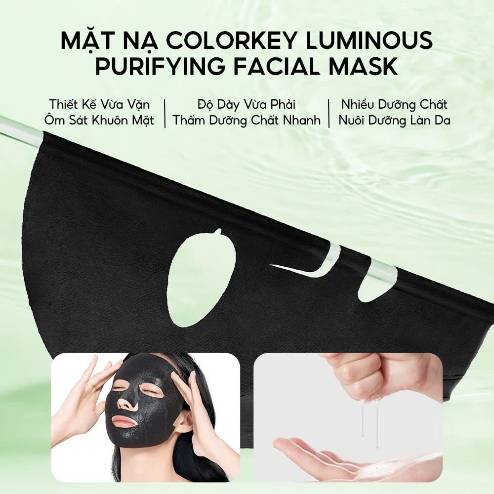 Mặt Nạ Colorkey Luminous Purifying Facial Mask 25ml