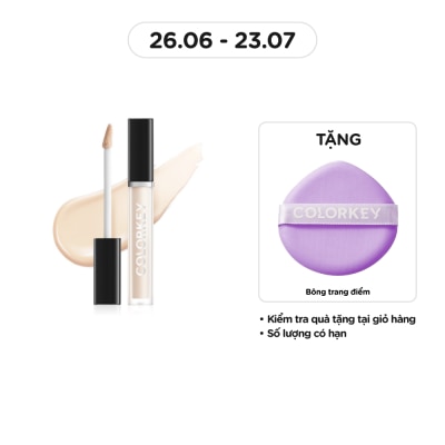 COLORKEY Kem Che Khuyết Điểm Colorkey Cover All Concealer 6ml .#01