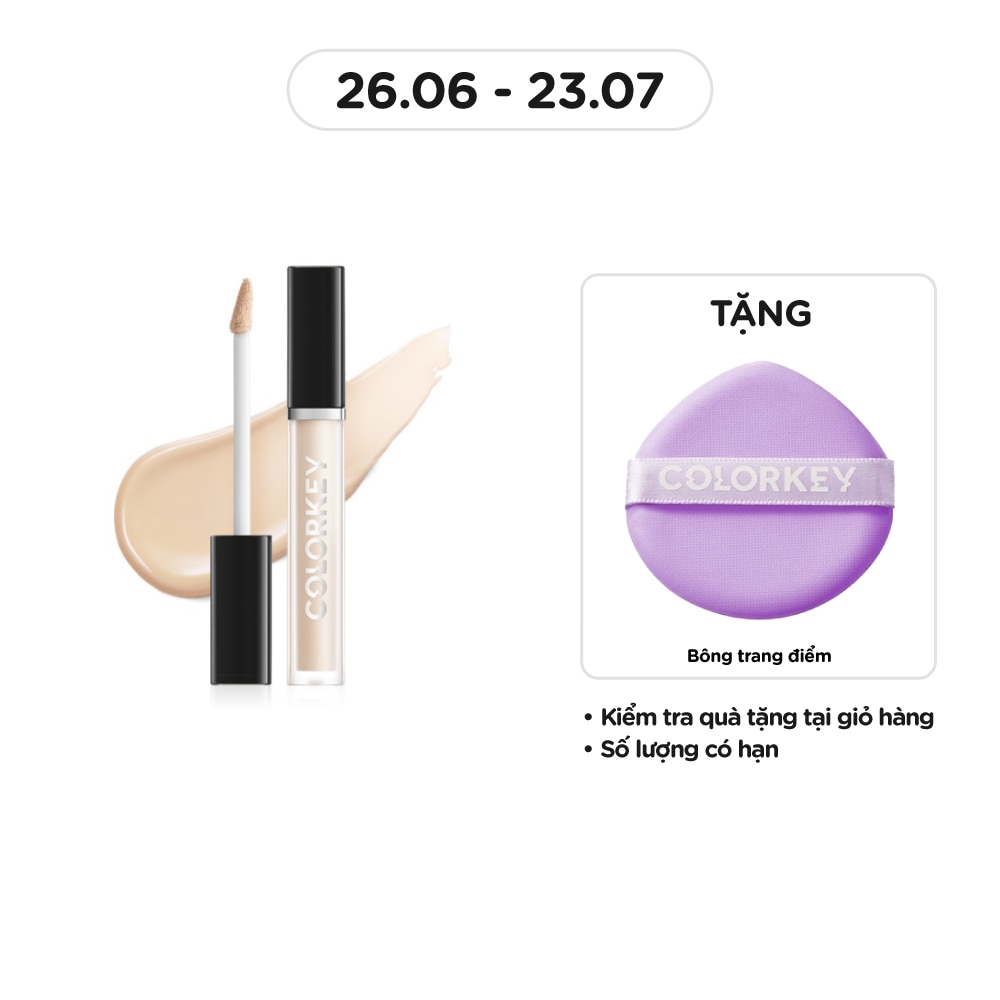 Kem Che Khuyết Điểm Colorkey Cover All Concealer 6ml .#02