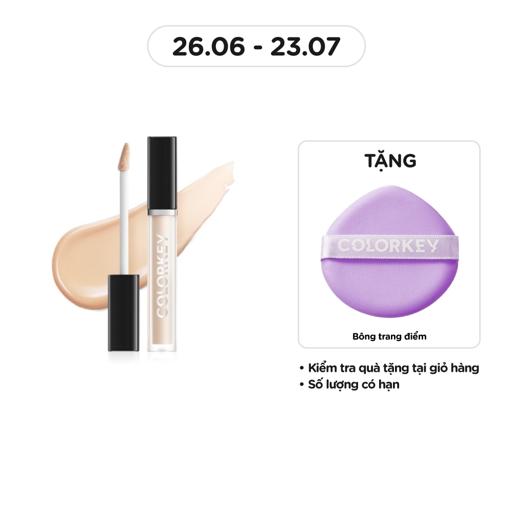 Kem Che Khuyết Điểm Colorkey Cover All Concealer 6ml .#03