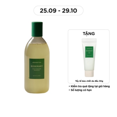 AROMATICA Dầu Gội Aromatica Chiết Xuất Hương Thảo 400ml