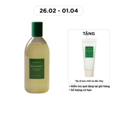 AROMATICA Dầu Gội Aromatica Chiết Xuất Hương Thảo 400ml