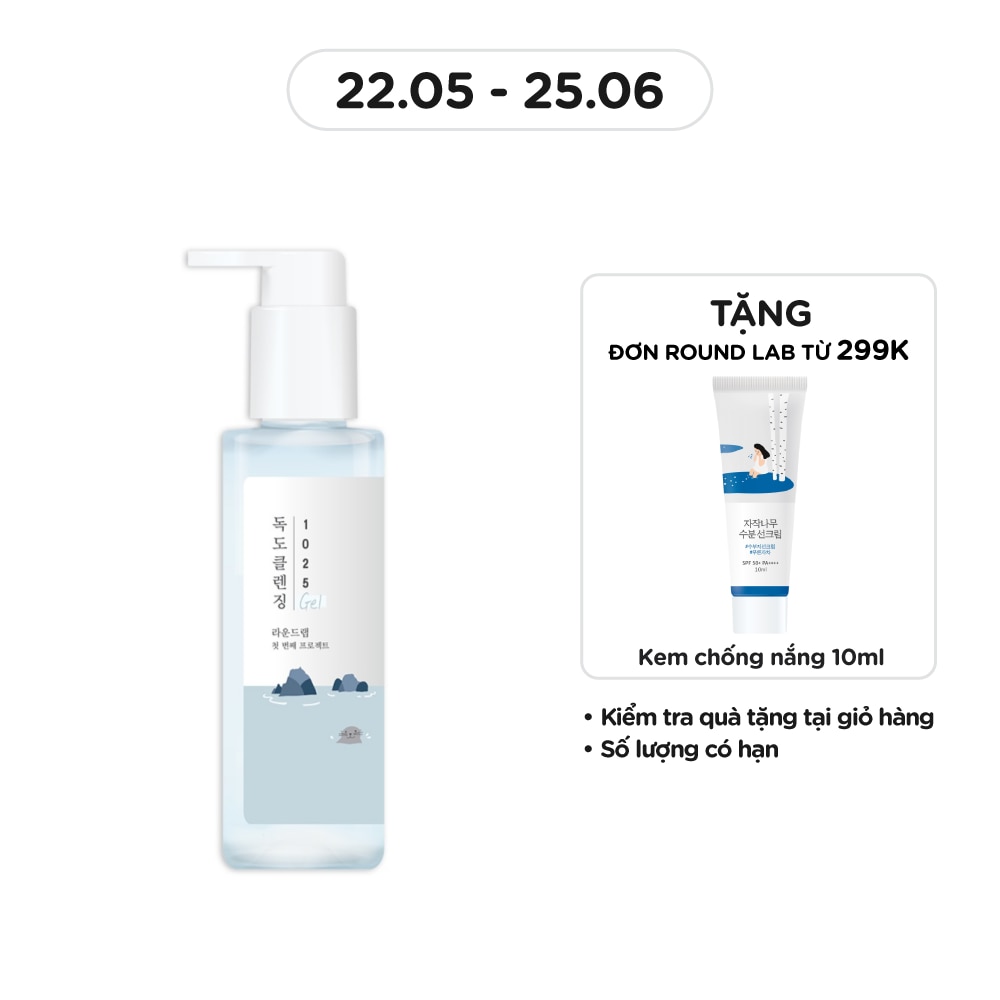 Gel Rửa Mặt Round Lab 1025 Dokdo Cleansing Gel 150ml