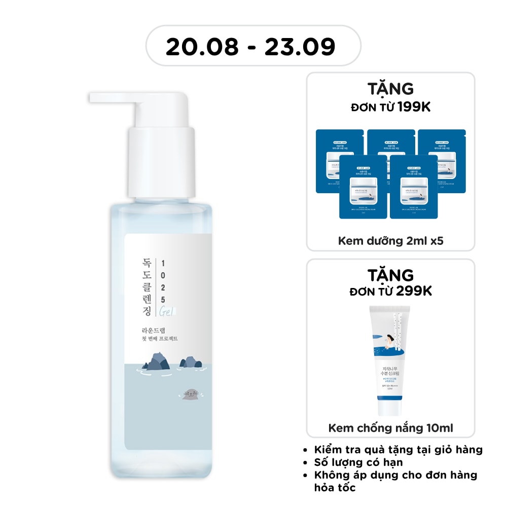 Gel Rửa Mặt Round Lab 1025 Dokdo Cleansing Gel 150ml image