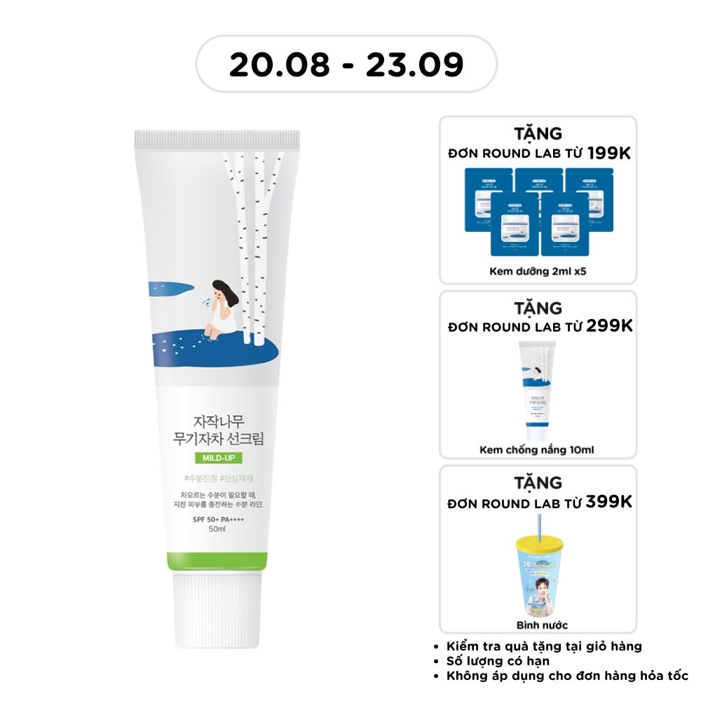 Birch Juice Mild-up Sunscreen SPF50+ PA++++ 50ml image