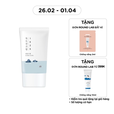 ROUND LAB Kem Chống Nắng Round Lab 1025 Dokdo Sunscreen SPF50+ PA++++ 50ml