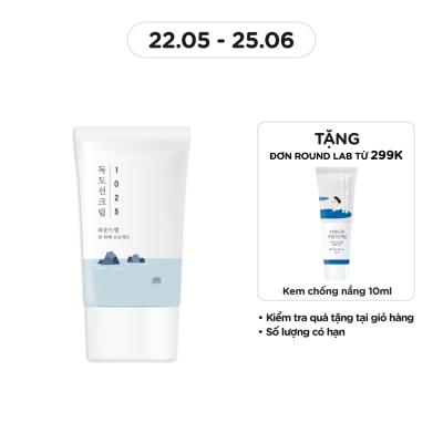 ROUND LAB Kem Chống Nắng Round Lab 1025 Dokdo Sunscreen SPF50+ PA++++ 50ml