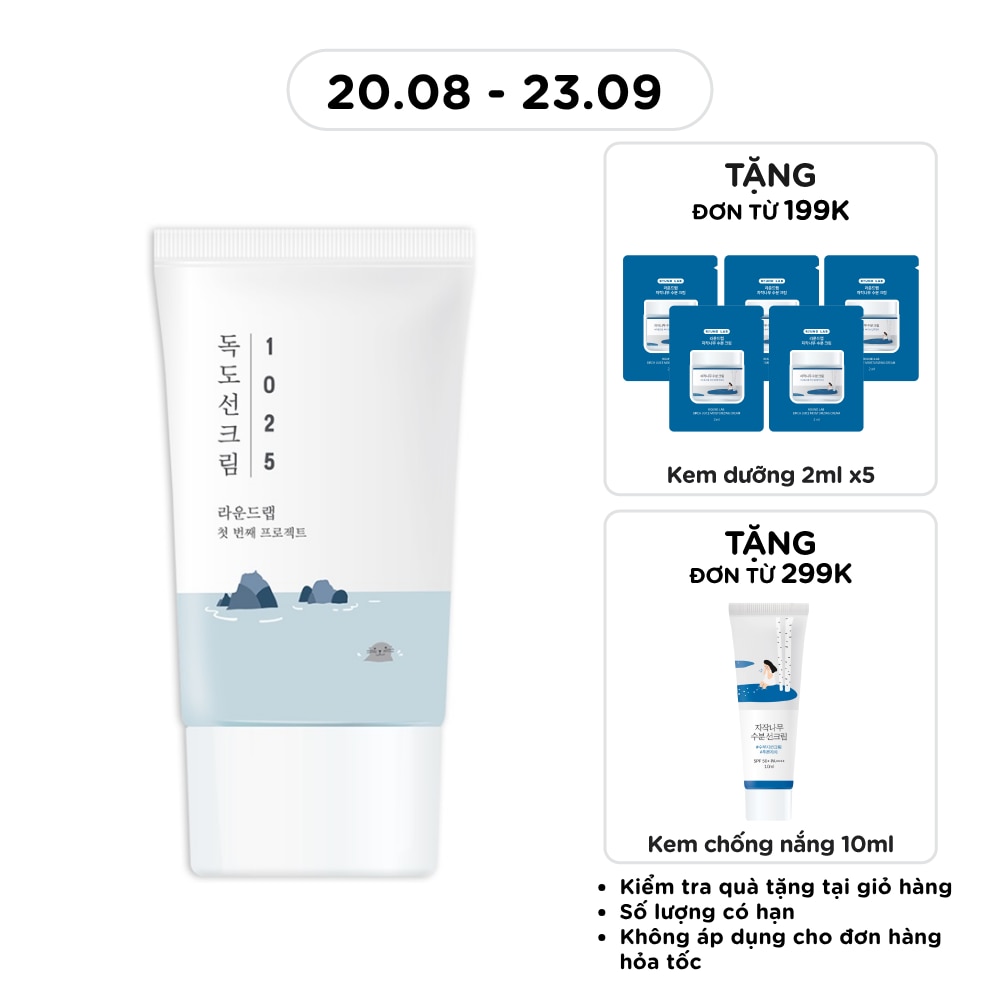 Kem Chống Nắng Round Lab 1025 Dokdo Sunscreen SPF50+ PA++++ 50ml image