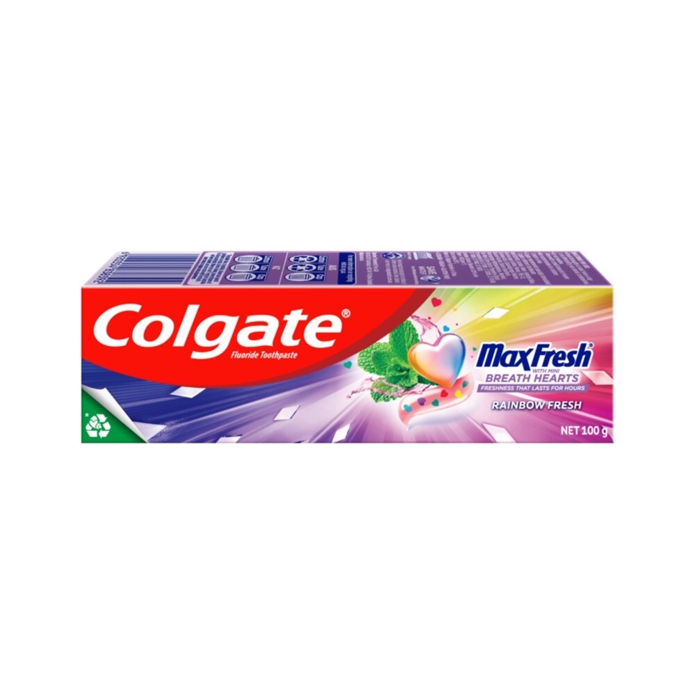 Kem Đánh Răng Colgate Maxfresh Rainbow Fresh Tinh Thể Cầu Vồng 100g image