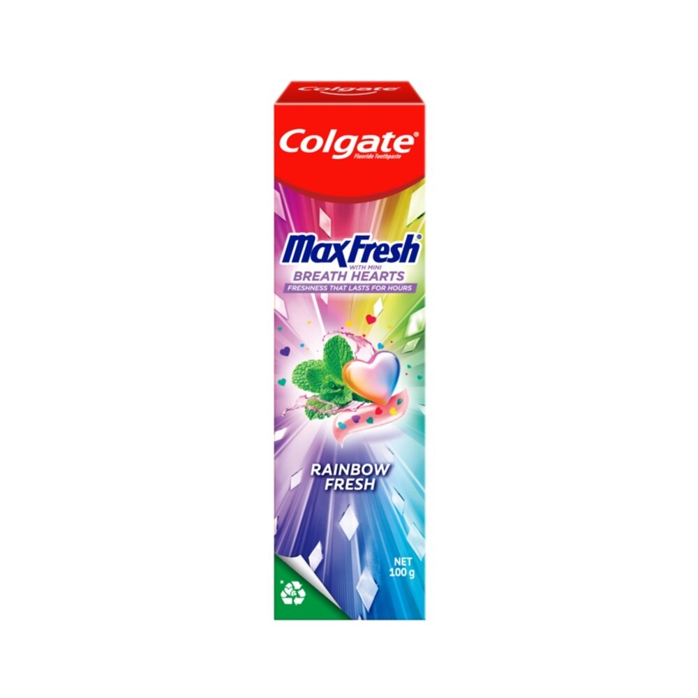 Kem Đánh Răng Colgate Maxfresh Rainbow Fresh Tinh Thể Cầu Vồng 100g image
