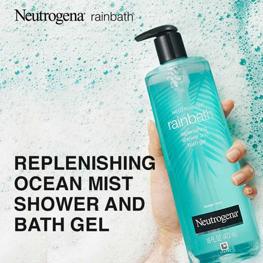 Sữa Tắm Neutrogena Rainbath Replenishing Shower and Bath Gel Ocean Mist 473ml