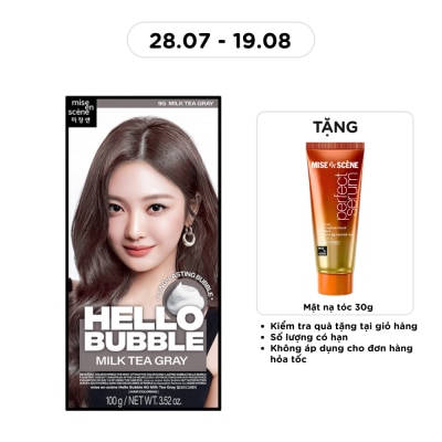 MISE EN SCÈNE - Hello Bubble 100g .#9G Milk Tea Gray image