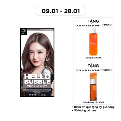 MISE EN SCÈNE Hello Bubble 100g .#9G Milk Tea Gray