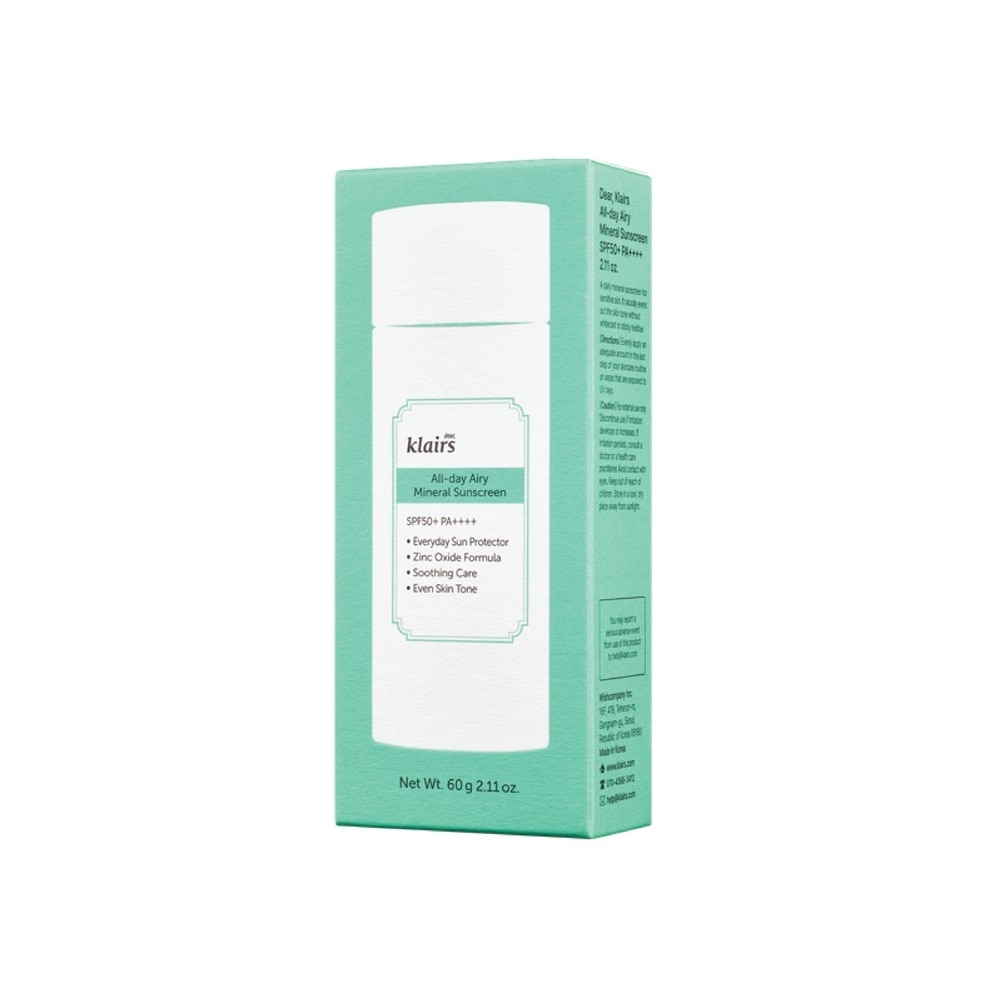 All-day Airy Mineral Sunscreen SPF50+ PA++++ 60g