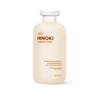 ZAKKA NATURALS Sữa Tắm Zakka Naturals Hỗ Trợ Giảm Mụn Lưng Hinoki Acne 300ml