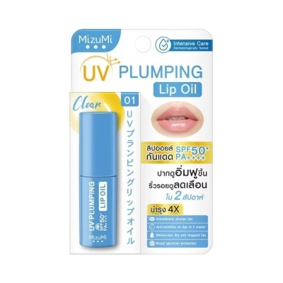 MIZUMI MizuMi UV Plumping Lip Oil SPF50+ PA++++ Clear 4g