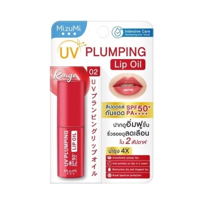 MIZUMI MizuMi UV Plumping Lip Oil SPF50+ PA++++ Rouge 4g