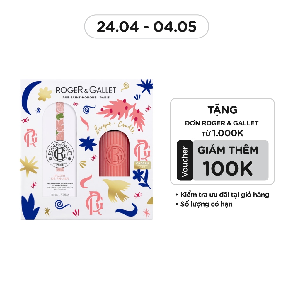 Combo Fleur De Figuier Fragrant Water 100ml + Scented Candles