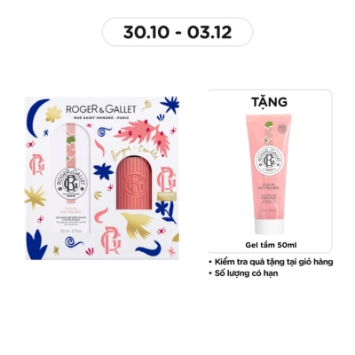 ROGER & GALLET Combo Roger & Gallet (Nước Hoa Fleur De Figuier 100ml + Nến Thơm)