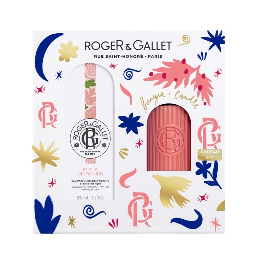 Roger & Gallet Combo Fleur De Figuier Fragrant Water 100ml + Scented Candles