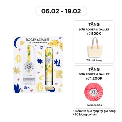 ROGER & GALLET Roger & Gallet Combo Cedrat (Fragrant Water 30ml + Hand Cream 30ml)