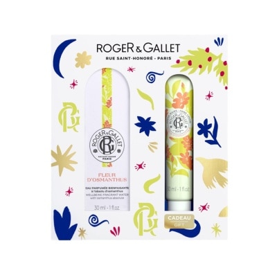 ROGER & GALLET Roger & Gallet Combo Fleur D'Osmanthus (Fragrant Water 30ml + Hand Cream 30ml)