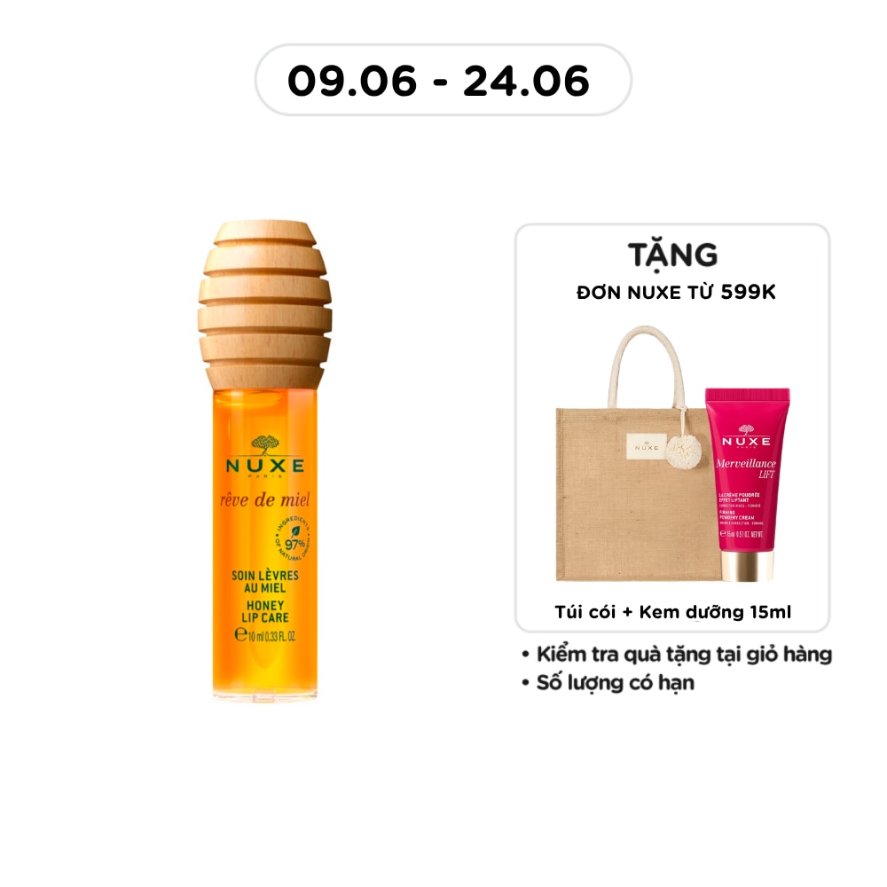 Dầu Dưỡng Môi Nuxe Reve De Miel Honey Lip Care 10ml