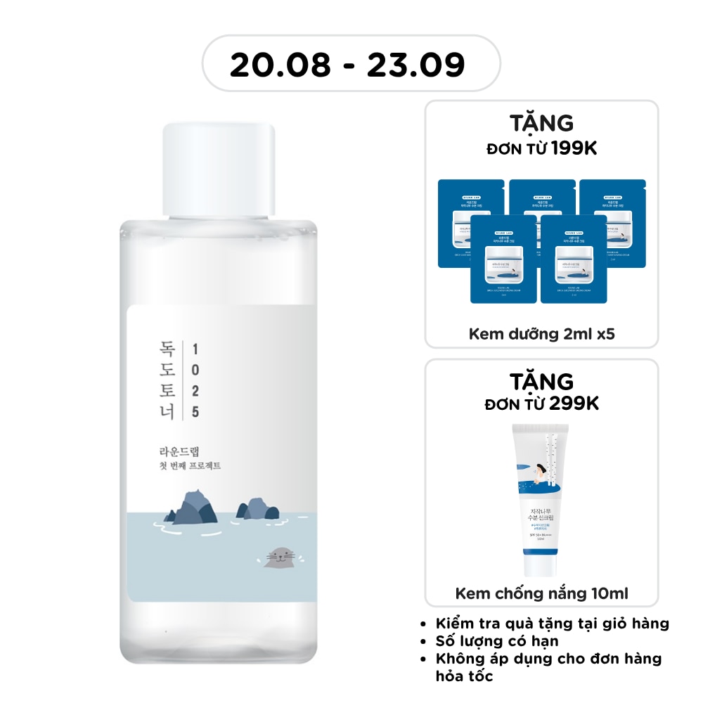 Nước Hoa Hồng Round lab 1025 Dokdo Toner 100ml image
