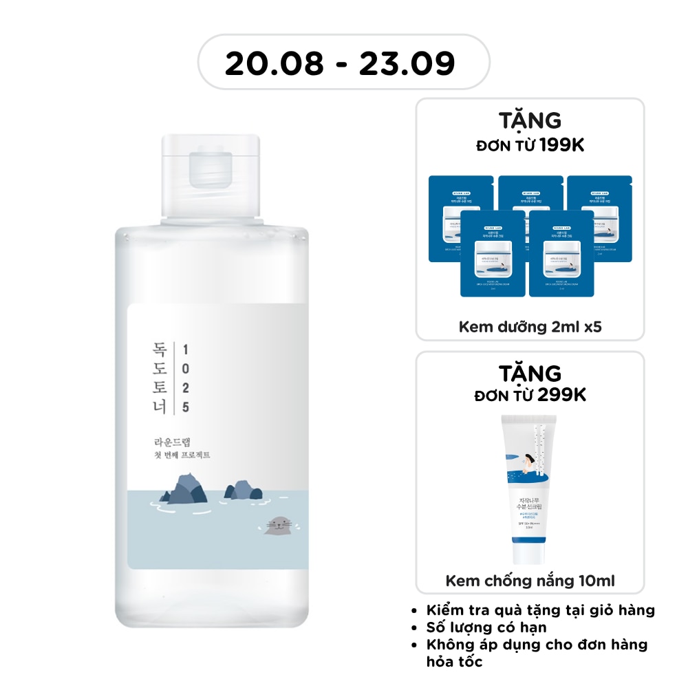 Nước Hoa Hồng Round lab 1025 Dokdo Toner 200ml image