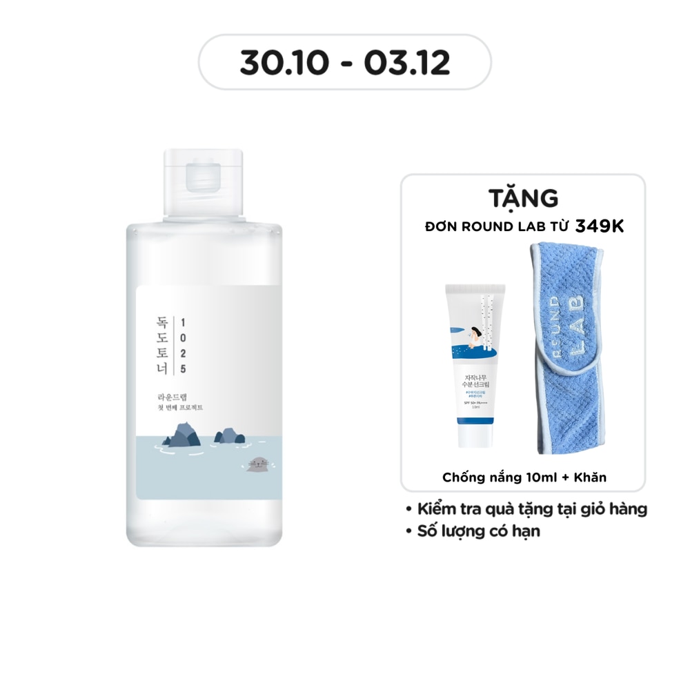Nước Hoa Hồng Round lab 1025 Dokdo Toner 200ml