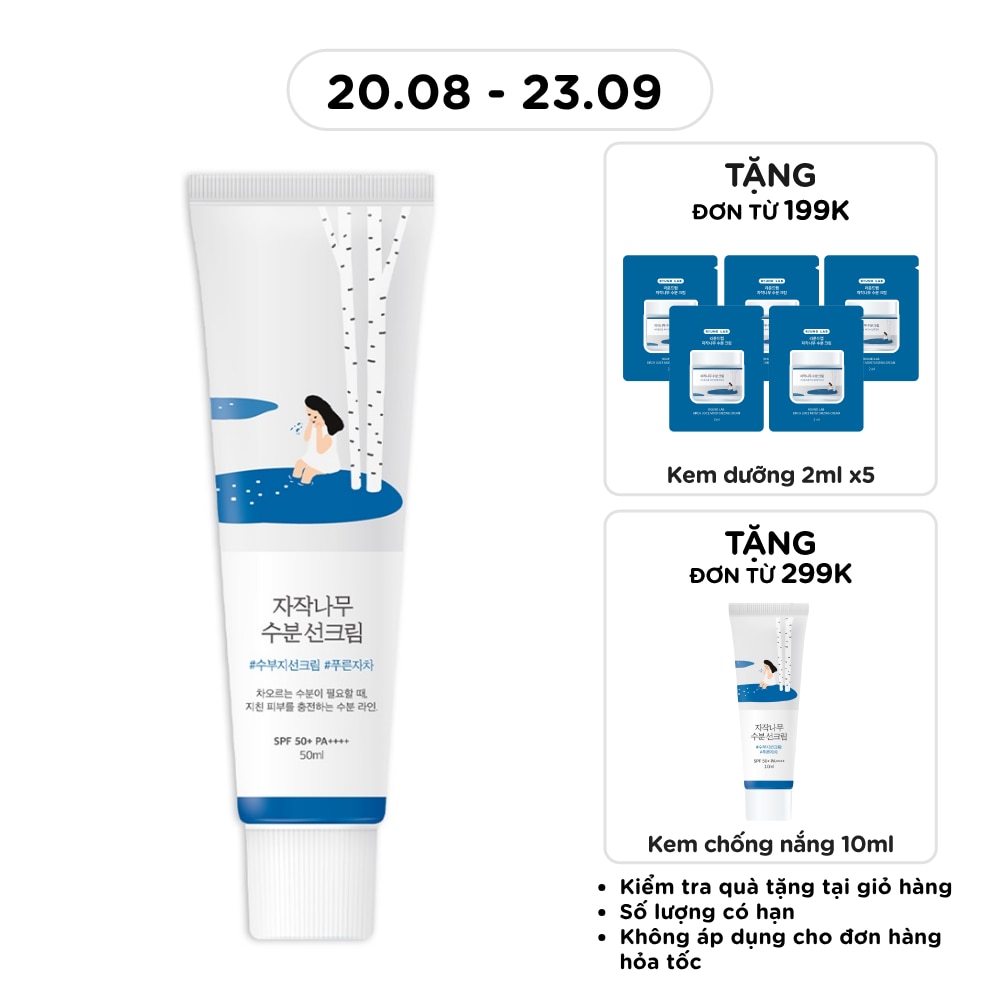 Kem Chống Nắng Round Lab Birch Juice Moisturizing Sunscreen SPF50+ PA++++ 50ml image