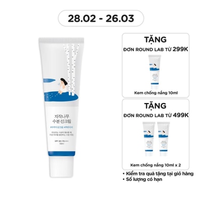 ROUND LAB Kem Chống Nắng Round Lab Birch Juice Moisturizing Sunscreen SPF50+ PA++++ 50ml